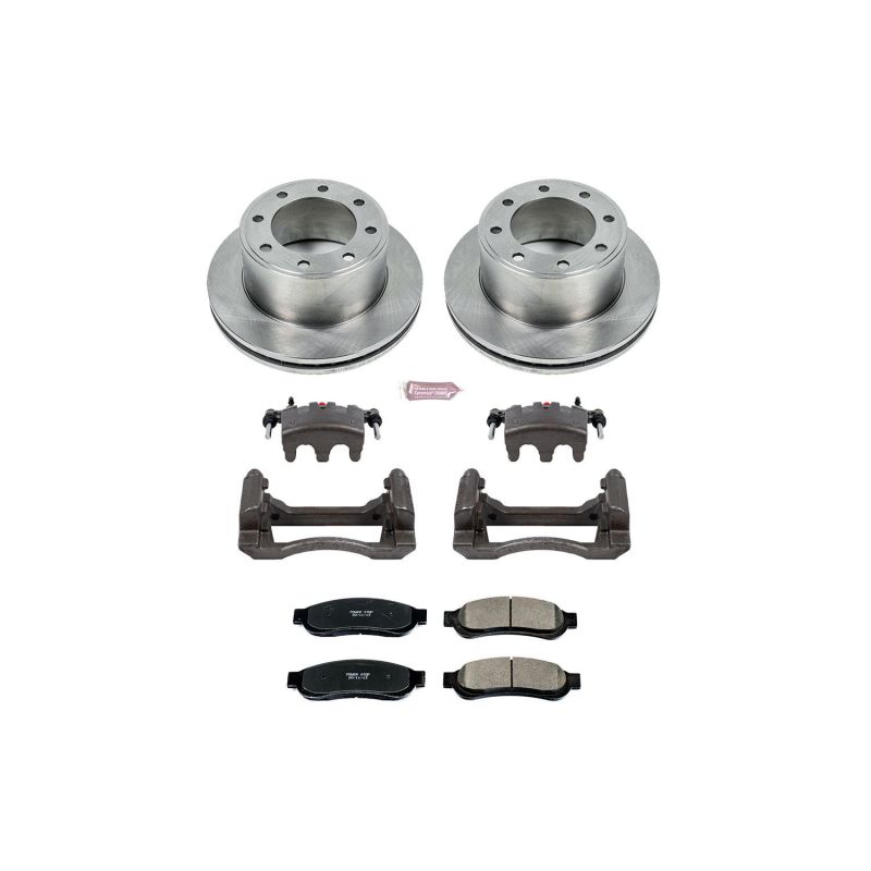 Power Stop KCOE5578 10 fits Ford F-350 Super Duty Rear Autospecialty Kit w/Cals