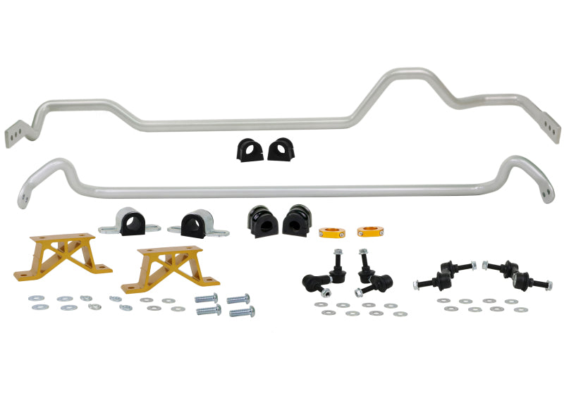 Whiteline BSK009M fits Subaru 04-05 Impreza STI Front & Rear Sway Bar Kit 24mm w/Mounts