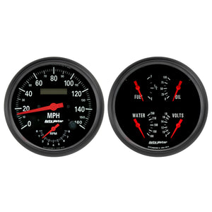 AutoMeter 2602 Autometer Z-Series Quad & Tach/Speedo 5in. - 2 Pc.