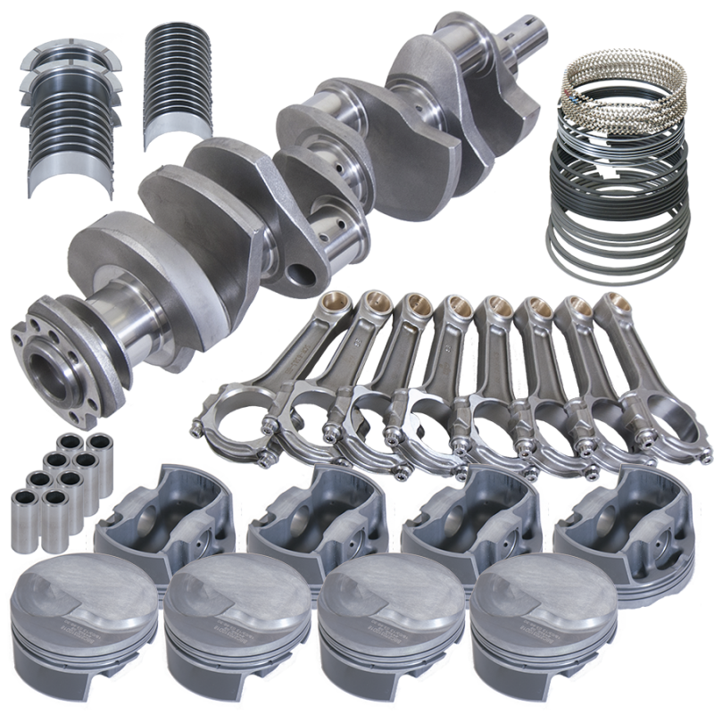 Eagle 18022100 fits Chevy 454 4.250in Crank 6.385in I-Beam Rods 18cc Dome 4.350in Pistons Rotating Assembly