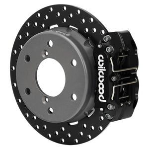 Wilwood 140-17947-D 2024 Can Am Maverick Rear Brake Kit 11.60in Drilled - Black