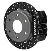 Wilwood 140-17947-D 2024 Can Am Maverick Rear Brake Kit 11.60in Drilled - Black