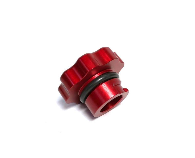 Fleece  Performance FPE-DMAX-OC-RED GM 2500/3500 Duramax Billet Oil Cap Cover -