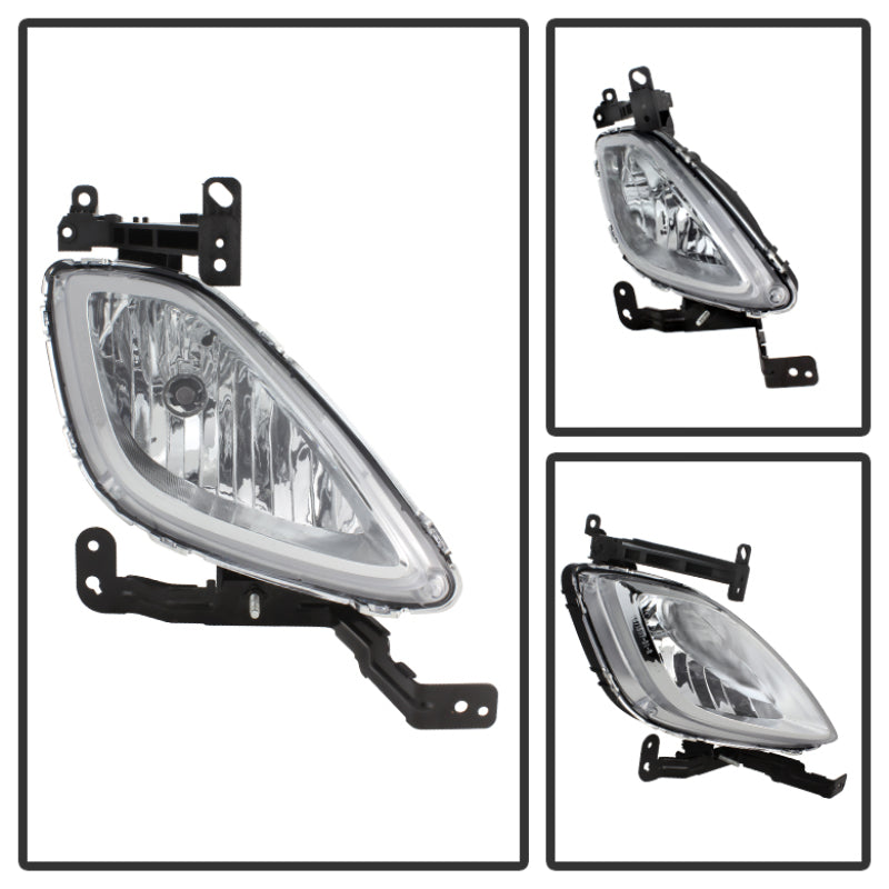 Spyder 5079909 fits Hyundai 11-20 Elantra 2013 OE Style Fog Lights W/Switch Cle