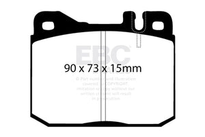 EBC UD145 76-79 fits Mercedes-Benz 230 Ultimax2 Front Brake Pads