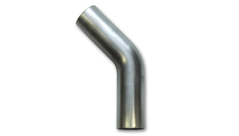 Vibrant 13099 2.75in OD T304 SS 45 Deg Mandrel Bend 6in Leg Length
