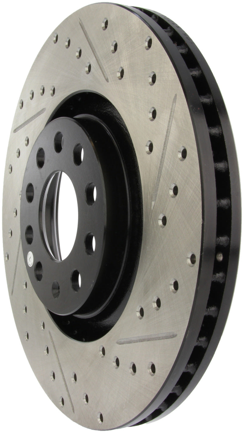 Stoptech 127.33096L 05-06 Audi A4 Quattro/ 02-04 A6 Quattro / 99-02 S4 Front Left Slotted & Drilled Rotor