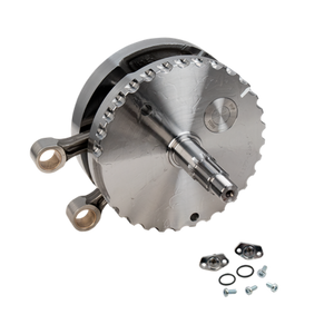 S&S 320-0417 Cycle 99-06 BT 4-1/8in Stroke Flywheel Assembly w/o Sprocket Shaft