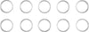 Twin Power 43206 fits Evo 84-Up fits Evo BT and XL and M8 Exhaust Gaskets Replac