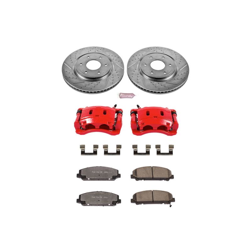 Power Stop KC2909-36 06-07 fits Nissan Armada Front Z36 Truck & Tow Kit w/Cals