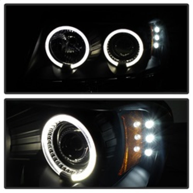 Spyder 5078568 fits Jeep 99-04 Grand Cherokee Projector Headlights LED Halo LED
