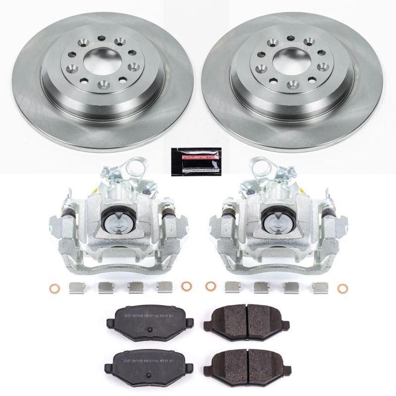 PowerStop KCOE4744C fits Ford 11-15 Edge Rear Autospecialty Brake Kit w/Calipers