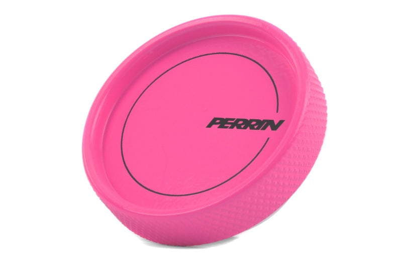 Perrin PSP-ENG-711HP 02-21 fits Subaru WRX / 2022 BRZ & GR86 / 04-21 STI / 00-18 Forester XT Oil Fill Cap - Hyper Pink