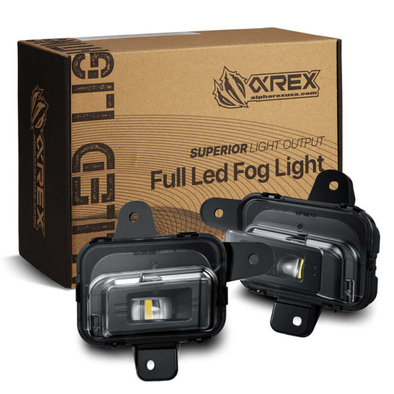AlphaRex 210021 22-25 fits GMC Sierra 1500 LED Fog Lights - White/Amber
