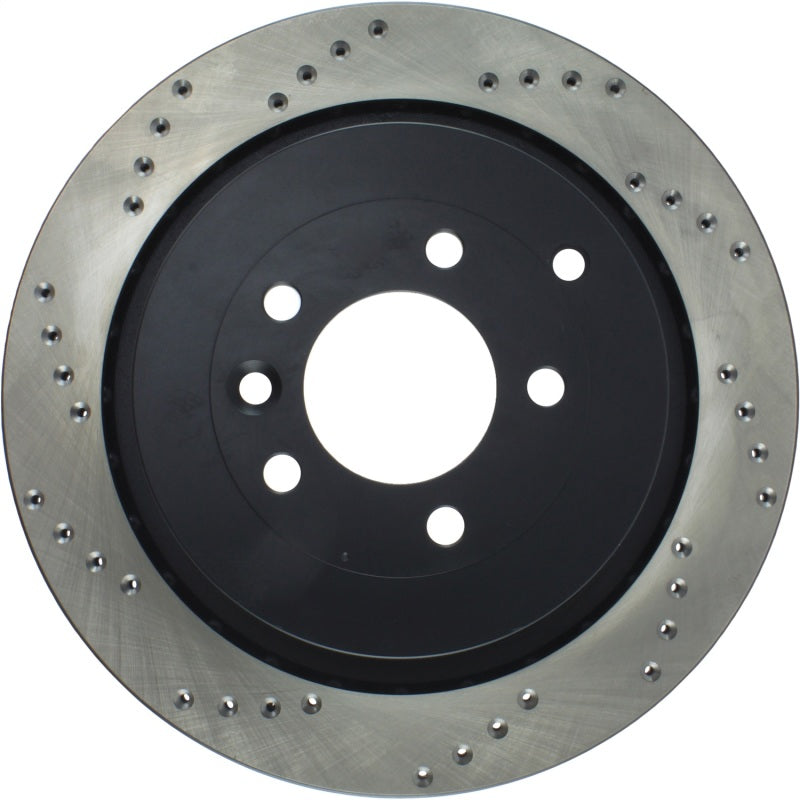Stoptech 128.22010CR 05-09 Land Rover LR3 / 06-13 Land Rover Range Rover Sport Drilled Right Rear Cryo Rotor