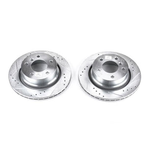 PowerStop fits BMW 03-08 Z4 Rear Evolution Drilled & Slotted Rotors - Pair