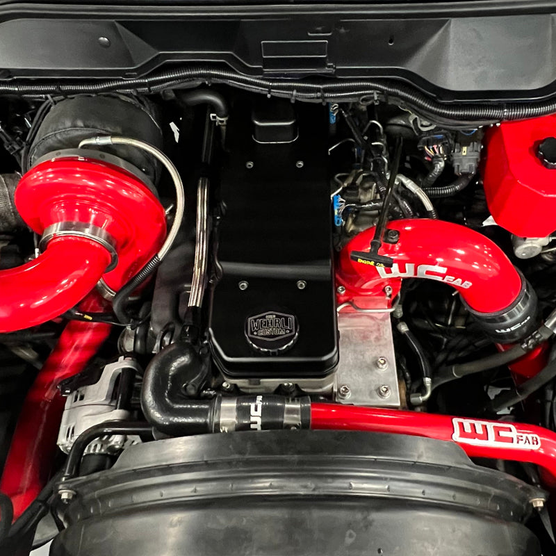 Wehrli 06-18 Cummins 5.9L/6.7L WCFab X D&J Precision Billet Valve Cover - Gloss Black