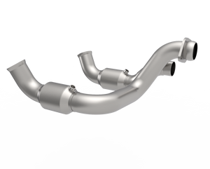 Kooks Headers 14003300 Kooks 20-22 fits Ford F250 7.3L V8 / Ford F350 7.3L V8 3in SS Green Connecting Pipes
