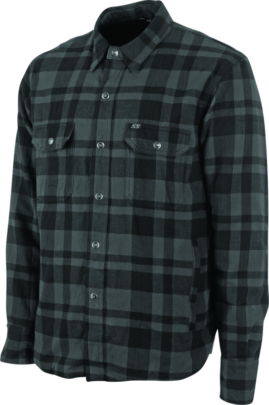 Speed and Strength 892272 Black 9 2.0 Moto Shirt Grey - Small