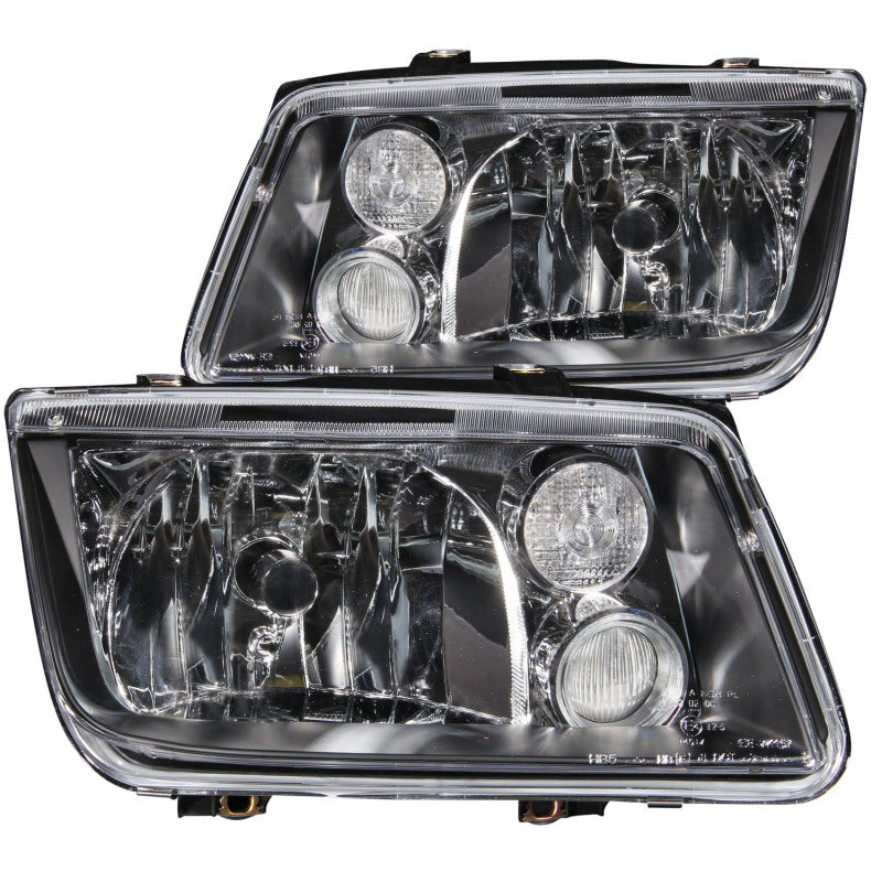 ANZO 121169 1905 fits Volkswagen 99-20 Jetta Crystal Headlights Black w/o Bulbs