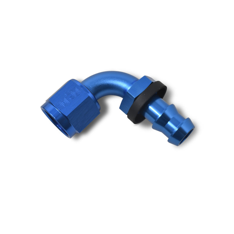 Russell 624170 Performance -8 AN Twist-Lok 90 Degree Hose End (Blue)