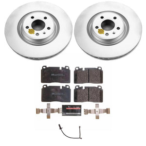 PowerStop ESK7073 fits Audi 17-18 A6 Front Euro-Stop Brake Kit