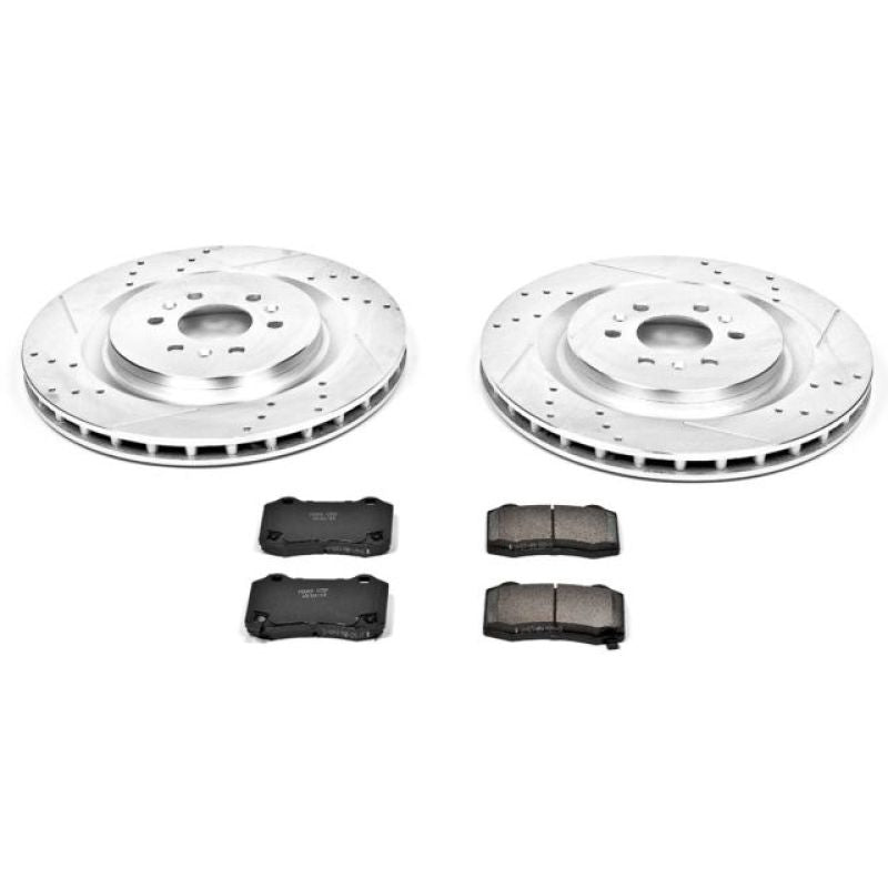 PowerStop K2945 fits Cadillac 04-07 CTS Rear Z23 Evolution Sport Brake Kit