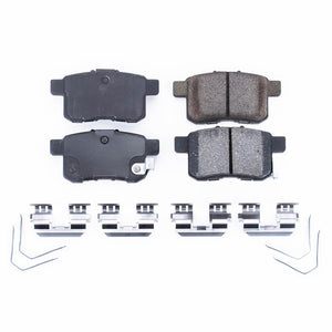 PowerStop 17 fits Acura TSX Rear Z17 Evolution Ceramic Brake Pads w/Hardware