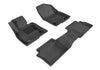 3D MAXpider 2018-2020 fits Kia Rio/Rio 5-Door Kagu 2nd Row Floormats - Black