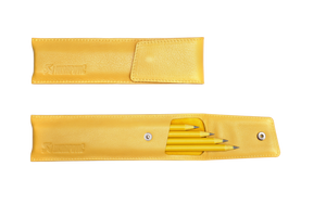 Akrapovic 801724 Leather Pencil Case - Yellow