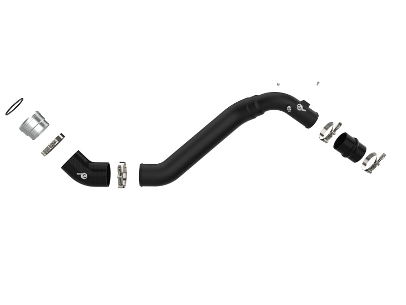 AFE 46-20479-B unner Intercooler Cold Charge Pipe Black 3.5-2.75in 2021+ fits F