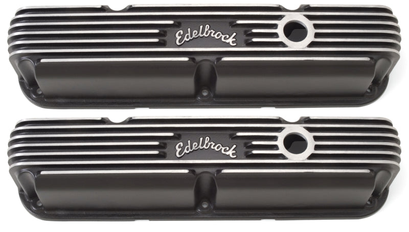 Edelbrock 41763 Valve Cover Classic Series fits Chrysler La 318-340-360 CI V8 Black