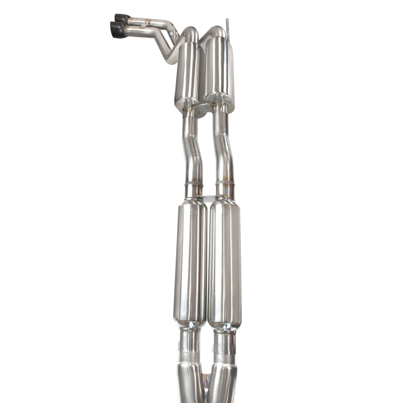 Kooks 13525180 11-14 fits Ford Raptor SVT Super Crew Cab 3in Off Road Side Exit Exhaust w/ Black Slash Cut Tips