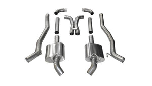 CORSA Performance 14976 Corsa 2011-2013 fits Chevrolet Camaro SS 6.2L V8 Manual Xtreme 3in Cat-Back (No Tips Uses Factory Bezels)