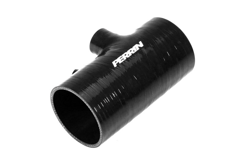 Perrin PSP-INT-426BK 2022+ fits Subaru WRX Black 3in Turbo Inlet Hose w/ Nozzle (Short)