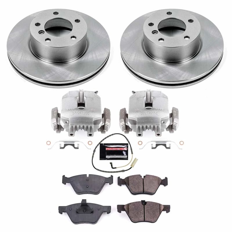 PowerStop KCOE4589 2006 fits BMW 325xi Front Autospecialty Brake Kit w/Calipers