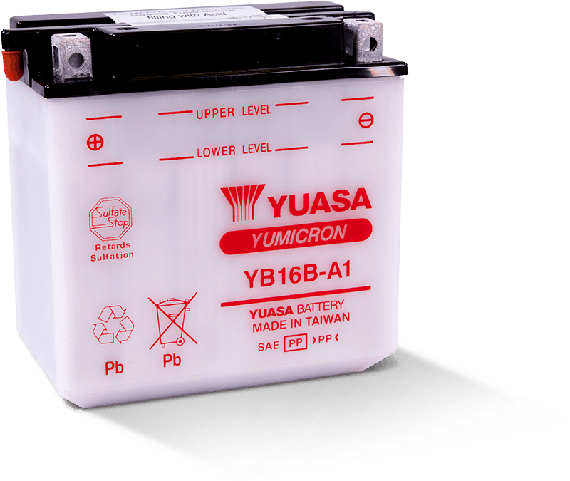 Yuasa YUAM22161 YB16B-A1 Yumicron 12 Volt Battery