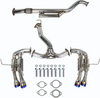 Invidia HS22WRXGM4ST 2022+ fits Subaru WRX Gemini Single Layer Quad Titanium Tip Cat-Back Exhaust