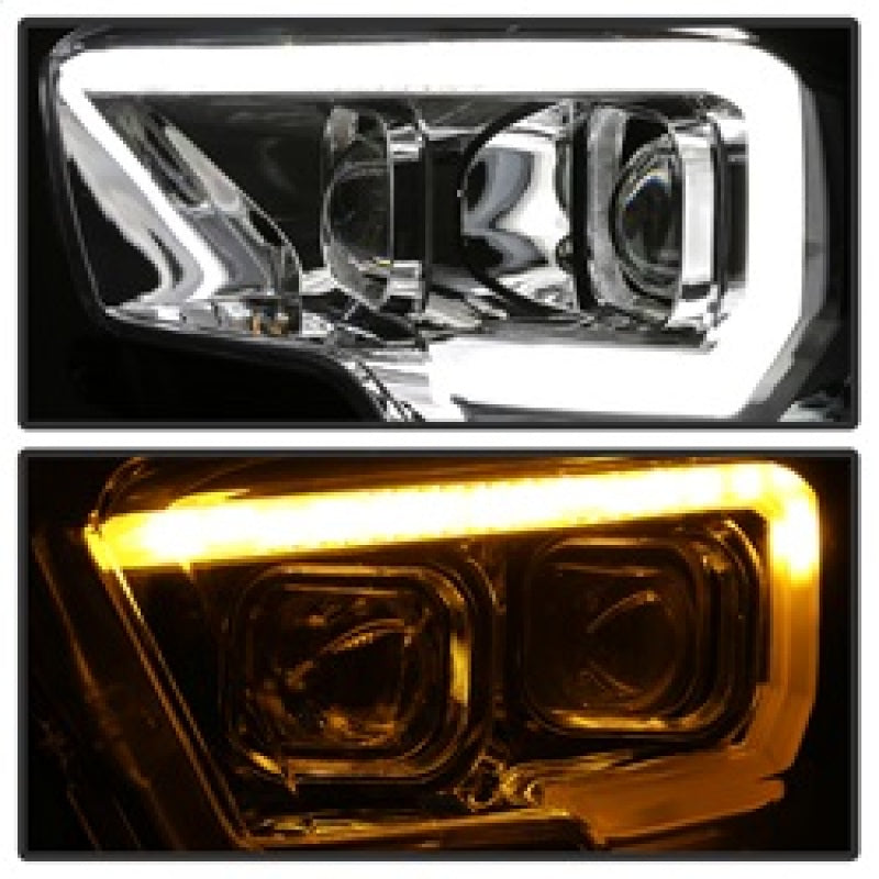 xTune 9039263 fits Toyota Tacoma 16-18 DRL Light Bar Projector Headlights - Chr