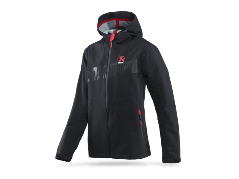 Akrapovic 802079 Womens Corpo Rain Jacket Black - 2XL
