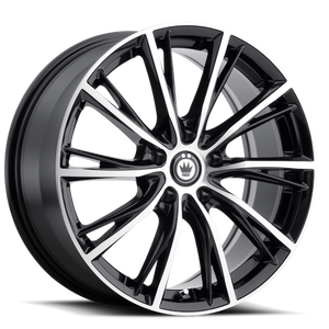 Konig IP88512455 Impression 18x8 5x112 ET45 Gloss Black w/ Machined Face