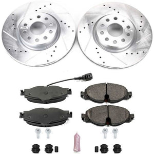 PowerStop K7082 fits Audi 15-18 A3 Front Z23 Evolution Sport Brake Kit