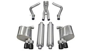 CORSA Performance 14522BLK Corsa 2011-2014 fits Dodge Charger R/T 5.7L V8 Black Xtreme Cat-Back Exhaust