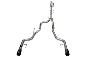 CORSA Performance 21185BLK Corsa 2021-2025 fits Ford F-150 SuperCrew/5.5ft Bed 3.5L V6 Sport Cat-Back Dual Rear Exit-Black PVD