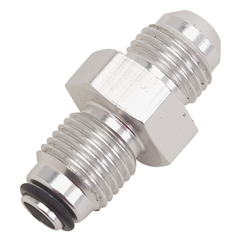 Russell 648040 Performance -6 AN (male to 11/16in-18 O-ring seal) Power Steering Adapter. Clear anodized