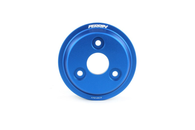 Perrin PSP-ENG-112BL 15-22 fits Subaru WRX / 14-18 FXT / 18-21 Crosstrek Lightweight Water Pump Pulley - Blue