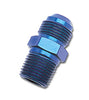 Russell 660460 Performance -6 AN to 3/8in NPT Straight Flare to Pipe (Blue)