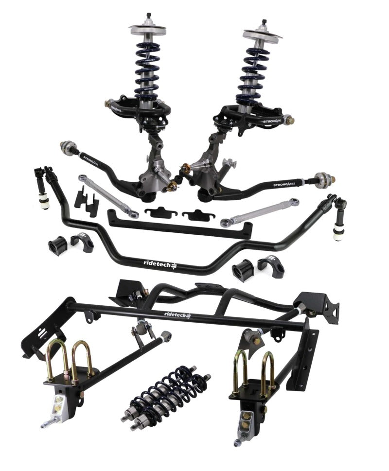 Ridetech 12090202 64-66 fits Ford Mustang Complete Coil-Over Suspension System w/ Pin Spindle