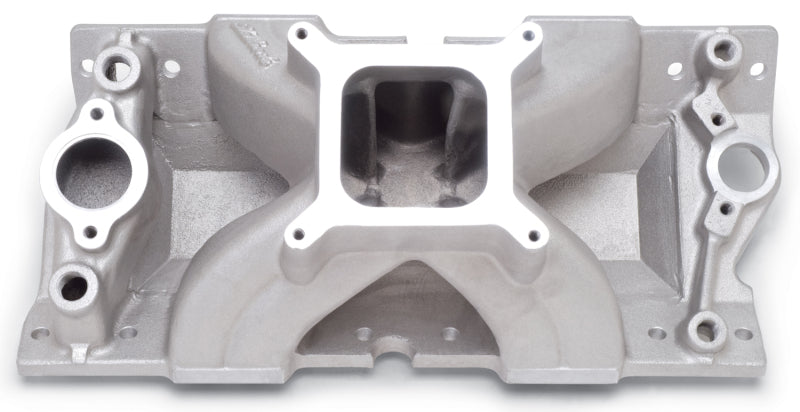 Edelbrock 2814 Super Victor fits SBC Manifold for GM Cast Iron Vortec Heads (Race Manifold)