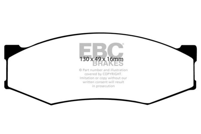 EBC DP2538 fits Infiniti 90-93 M30 3.0 Greenstuff Front Brake Pads